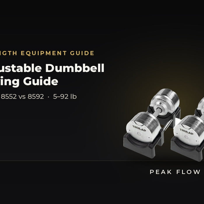 Adjustable dumbbell buying guide — Trulap 8592 G4 adjustable dumbbells