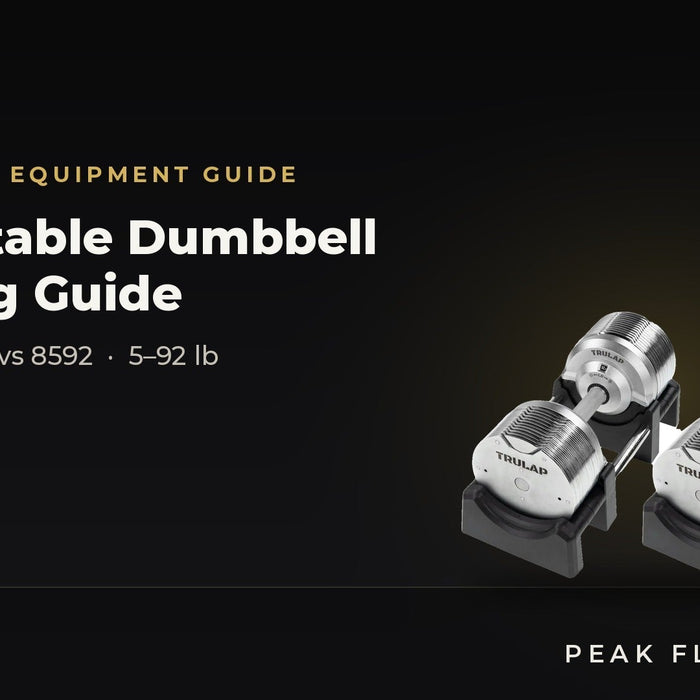 Adjustable dumbbell buying guide — Trulap 8592 G4 adjustable dumbbells