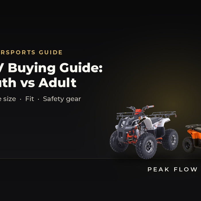 ATV Buying Guide: Youth vs Adult 4-Wheelers, CC & Safety - Peak Flow Fitness
