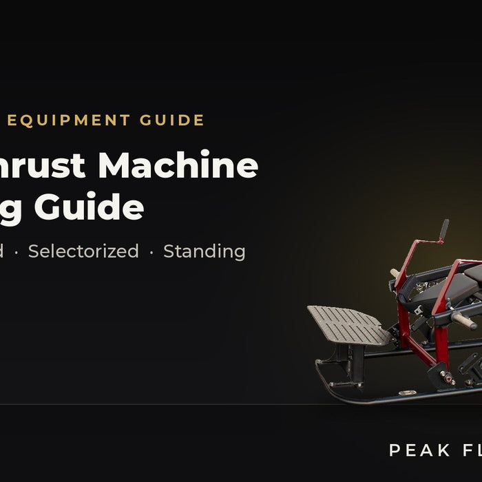 Hip thrust machine buying guide — Muscle D Pro Strength plate-loaded hip thruster