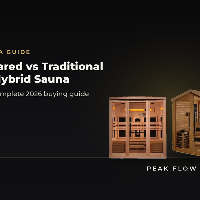 Infrared vs Traditional vs Hybrid Sauna: The Complete 2026 Buying Guide - Peak Flow Fitness