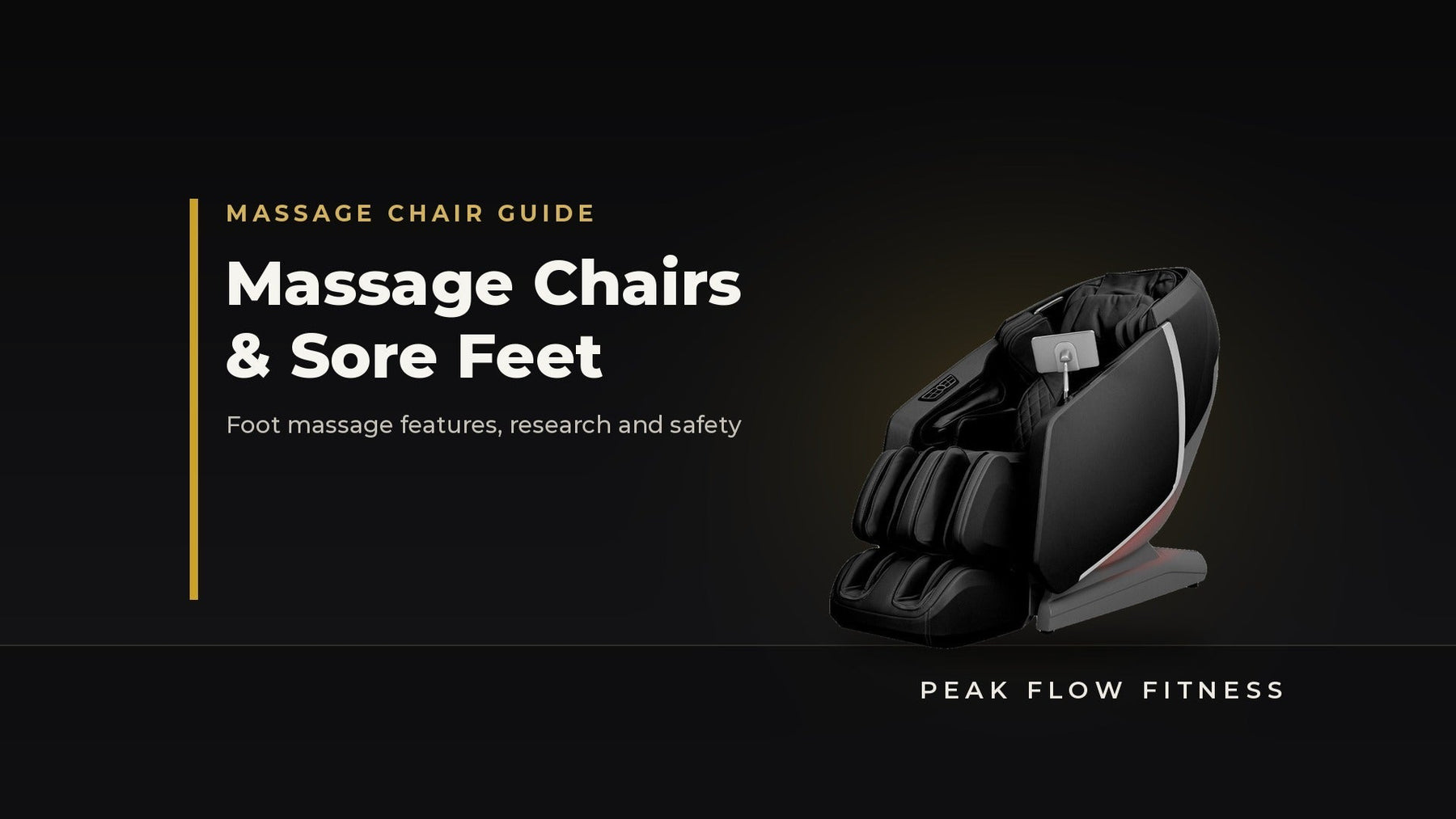 Massage Chairs and Sore Feet: Foot Massage Features, Research and Safety - Peak Flow Fitness