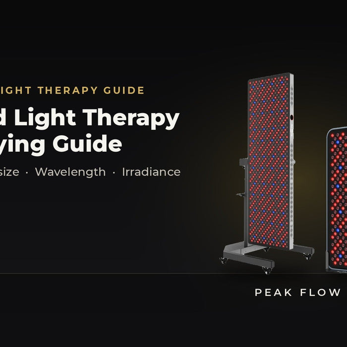 Red Light Therapy Buying Guide: Panel Size, Wavelength & Irradiance Explained - Peak Flow Fitness