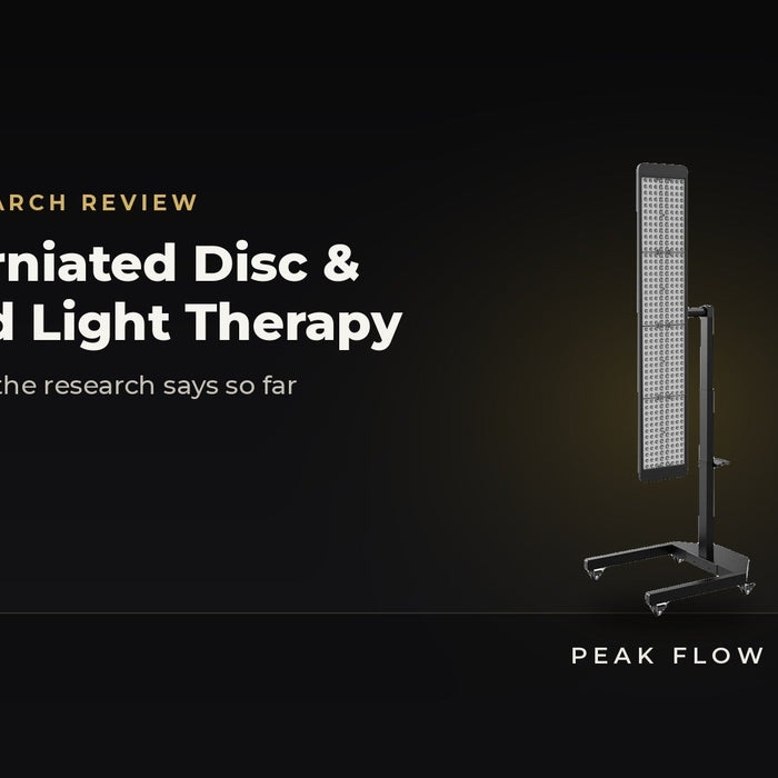 Herniated (Slipped) Disc and Red Light Therapy: What the Research Says So Far - Peak Flow Fitness