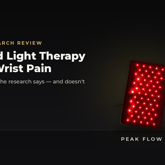 Red Light Therapy and Wrist Pain: What the Research Says (and Doesn't) - Peak Flow Fitness