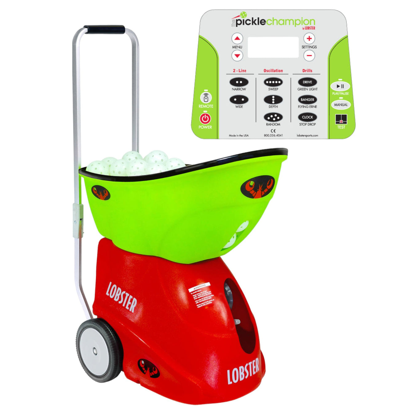 Lobster Pickle Champion pickleball machine