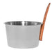 4Living Straight Handle Sauna Bucket Sauna Bucket, Steel