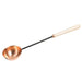 4Living Collection Sauna Ladle Sauna Ladle, Copper, Wooden Handle, 19"