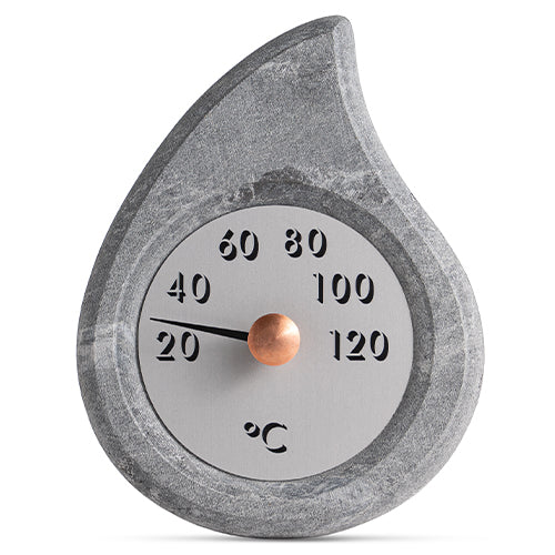 Hukka Pisarainen C Sauna Thermometer, Celsius, Droplet