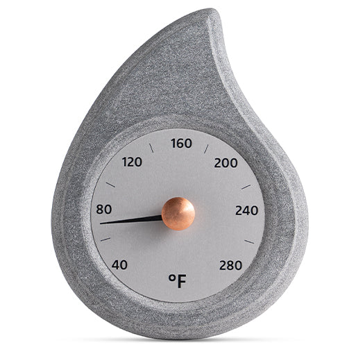 Hukka Pisarainen F Sauna Thermometer, Fahrenheit, Droplet