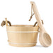 PROSAUNAS 4L Bucket & Ladle Bucket & Ladle, 4L & 100mL - image 2