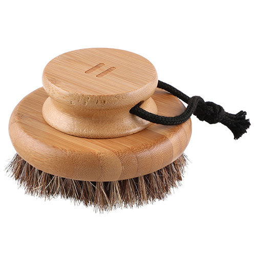 Rento Body Brush Body Brush, Oil-Treated Bamboo, Natural Bristles - image 2