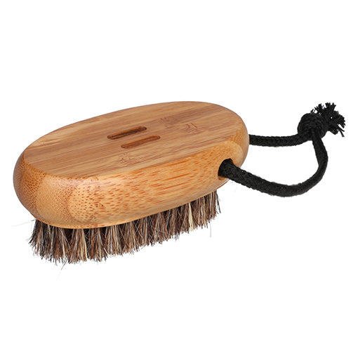 Rento Nail Brush Nail Brush, Oil-Treated Bamboo, Natural Bristles - image 2