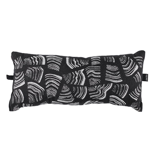 Rento Pino Sauna Pillow Pillow, 100% Cotton, Coal Black, 20" x 9"