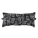 Rento Pino Sauna Pillow Pillow, 100% Cotton, Coal Black, 20" x 9"