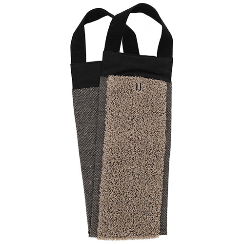 Rento Back Washer Back Washer, Linen Terry, Brown, 6" x 28"