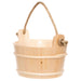 4Living Rope Handle Sauna Bucket Sauna Bucket, Spruce, Rope Handle, 4L