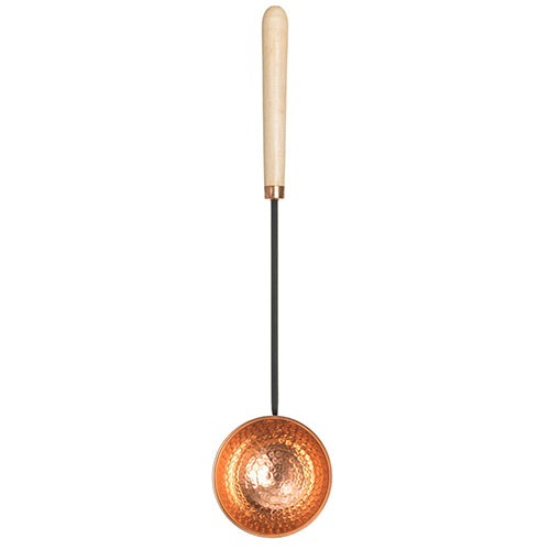 4Living Collection Sauna Ladle Sauna Ladle, Copper, Wooden Handle, 19" - image 2