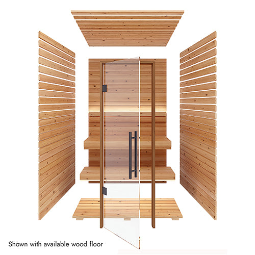 SaunaLife HST88 Luxury 8’ x 8’ Indoor Finnish Sauna Kit Precision - image 19
