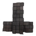 PROSAUNAS Cubist Black Sauna Wall Panels, Square Pattern, Black Abachi - image 2