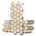PROSAUNAS Hive Aspen Sauna Wall Panels, Hexagon Pattern, Natural Aspen - image 2