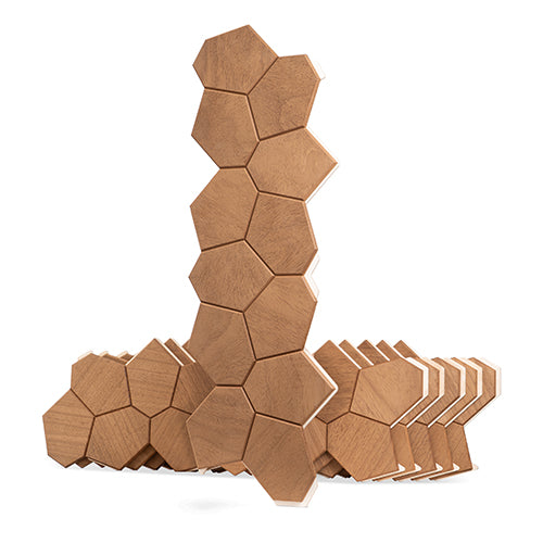 PROSAUNAS Modern Thermo Sauna Wall Panels, Irregular Hexagon Pattern - image 2