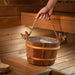 PROSAUNAS Wood Sauna Bucket Lined Wood Sauna Bucket, Rope Handle - image 11