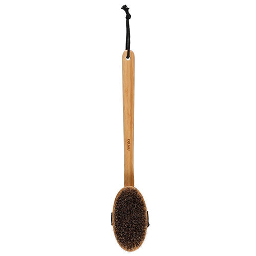 Rento Bath Brush Detachable Handle Bath Brush, Oil-Treated Bamboo - image 3
