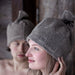 Rento Linen Terry Hat Sauna Hat, Brown Linen Terry - image 2