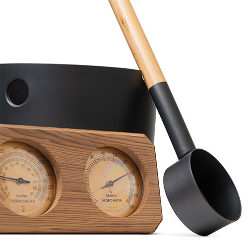 SaunaLife Essentials Set 7 Aluminum Sauna Bucket and Ladle Set w/ - image 2