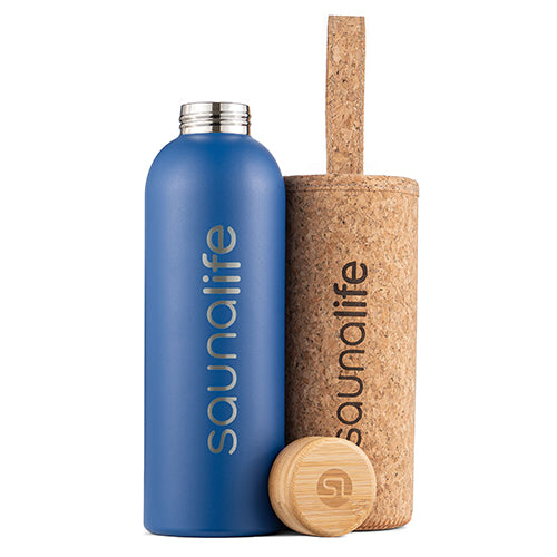 SaunaLife Insulated Water Bottle Double-Wall Stainless w/ - image 4