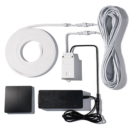 PROSAUNAS Dual-Zone Linear White LED Neon Light Kit Flexible - image 8