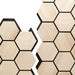 PROSAUNAS Hive Aspen Sauna Wall Panels, Hexagon Pattern, Natural Aspen - image 3