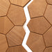 PROSAUNAS Modern Thermo Sauna Wall Panels, Irregular Hexagon Pattern - image 3