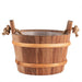 PROSAUNAS Wood Sauna Bucket Lined Wood Sauna Bucket, Rope Handle - image 12