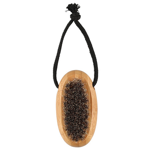 Rento Nail Brush Nail Brush, Oil-Treated Bamboo, Natural Bristles - image 3