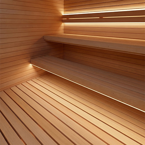 PROSAUNAS Dual-Zone Linear White LED Neon Light Kit Flexible - image 2