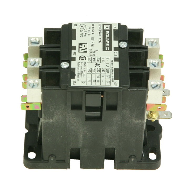 Mr.Steam 99003 Contactor, 50A, 3-Pole, 120V, 50/60, CU Series