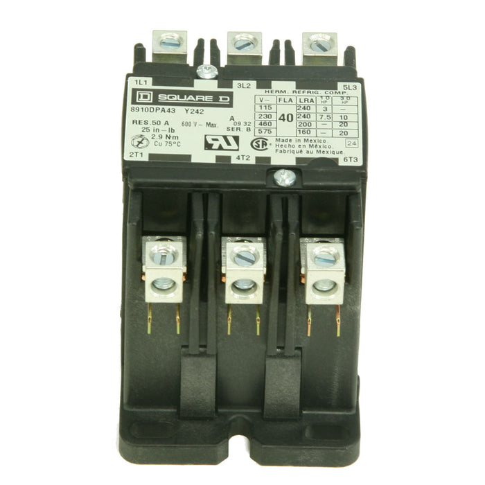 Mr.Steam 99003 Contactor, 50A, 3-Pole, 120V, 50/60, CU Series - image 2
