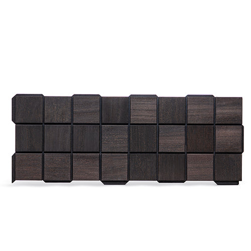 PROSAUNAS Cubist Black Sauna Wall Panels, Square Pattern, Black Abachi - image 5