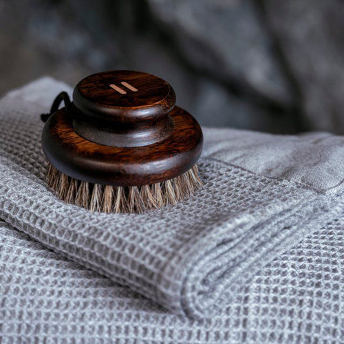 Rento Body Brush Body Brush, Oil-Treated Bamboo, Natural Bristles - image 8