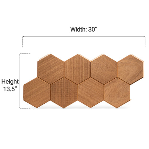 PROSAUNAS Hive Thermo Sauna Wall Panels, Hexagon Pattern - image 6