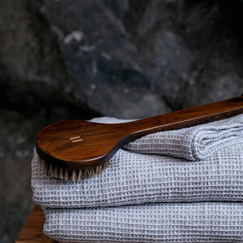 Rento Bath Brush Bath Brush, Oil-Treated Bamboo, Natural Bristles - image 11