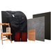 Therasage PLUS Personal Sauna (Black) TH360P-BLK — interior bench layout