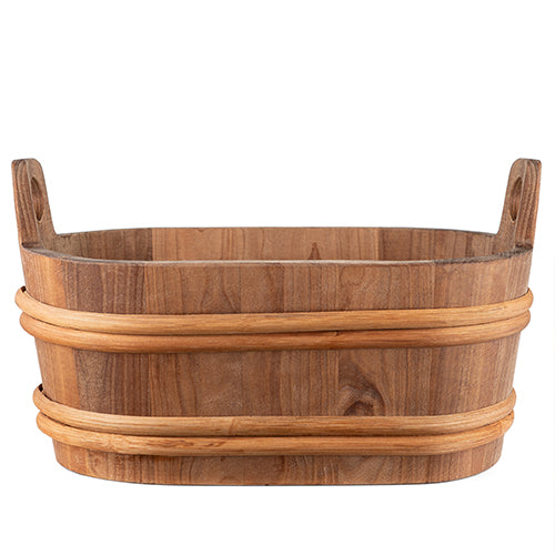 PROSAUNAS Wood Sauna Bucket Oval Wood Sauna Bucket, 7.6-Liter - image 11