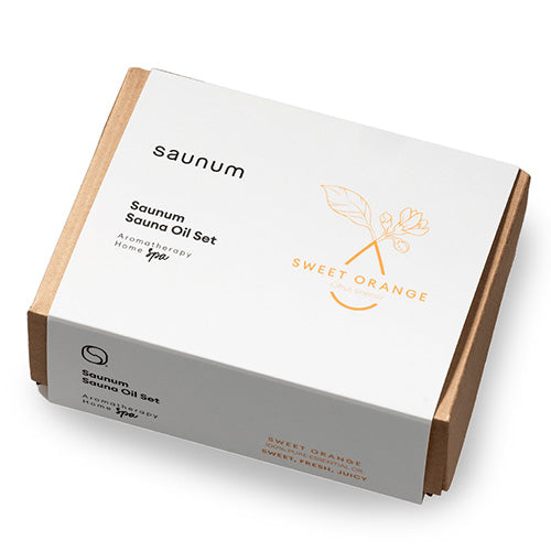 Saunum Aroma Oil Set Sweet Orange Aroma Oil with Reservoir, 10 mL - image 3