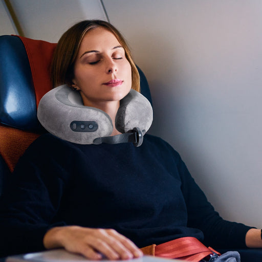 AmaMedic AM-1085AB Travel Pillow Portable Massager — side angle