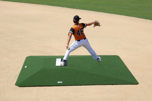 Trigon Sports Proper Pitch Tapered Pro Game Mound - 10" High - Green — front view