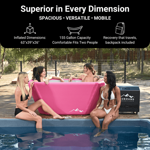 Icebound Essentials Pink Endurance Plunge + Chiller — interior insulation