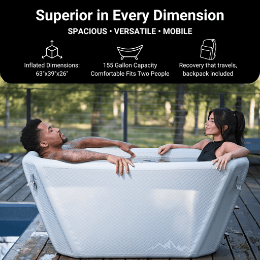 Icebound Essentials The Endurance Plunge Tub — interior insulation
